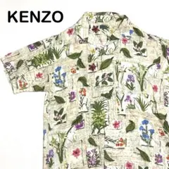 KENZO ケンゾー ビンテージ 奇抜 花柄　アロハシャツ　半袖シャツのサムネイル