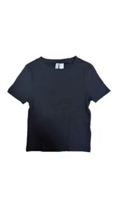 H&M ブラック 半袖Tシャツ Sサイズ