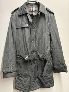 BURBERRY BLACK LABEL 紺キルティングトレンチコート