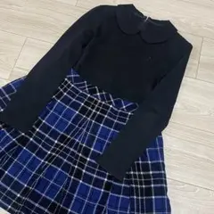 美品　クミキョク　ドッキングワンピース　L