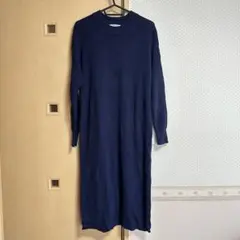 美品✨ GLOBALWORK グローバルワーク ネイビー ニットワンピース M