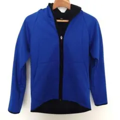 ユニクロ アフリースパーカー ブルー 防風 裏起毛 暖かい 人気 定番