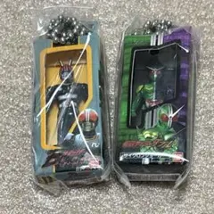 仮面ライダー ソフビパッケージチャーム＆チョコスナック ダブル　ブラック