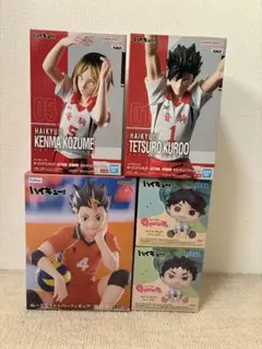 ハイキュー‼︎】プライズフィギュア 6点まとめ売り - メルカリ