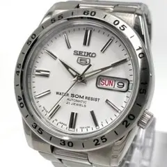 【稼働】SEIKO5/セイコー 自動巻き スケルトン 21JEWELS メンズ