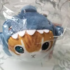 訳あり特価！ナイロン袋破れ モフサンド サメにゃん イヤホンマルチポーチ