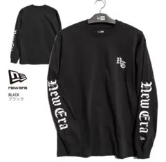 ニューエラ ロングTシャツ XL 黒 袖ロゴ オールドイングリッシュ ナイキのサムネイル