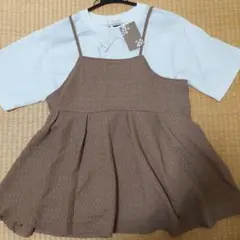 teraさん　ブラウン チュニック 半袖