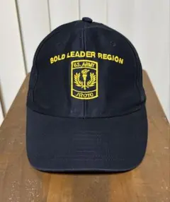 【希少】U.S. ARMY JROTC米軍 キャップ黒 90〜00sヴィンテージ
