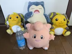 ポケモンぬいぐるみセット(カビゴン、ライチュウ、ピッピ)