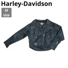 ★ハーレーダビッドソン モーターサイクル ナイロン ライダースジャケット★