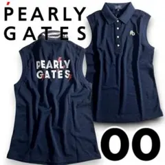 パーリーゲイツ ゴルフ ストレッチ ノースリーブ ポロシャツ ウェア 00