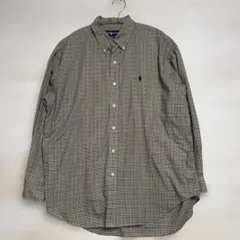 90s Ralph Lauren Blake チェック 長袖シャツ LL 古着