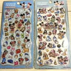 プチドロップステッカー　ディズニー２種