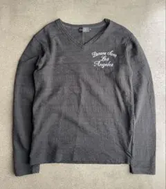 D*u様 00s Y2K grunge archive 短丈VネックロンT