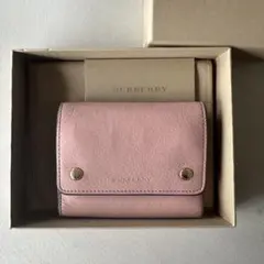 Burberry バーバリー　折り財布　レディース　ピンクのサムネイル