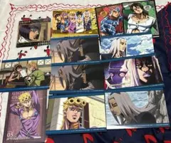 ジョジョの奇妙な冒険 黄金の風ブチャラティ コースター ポスター　12点セット