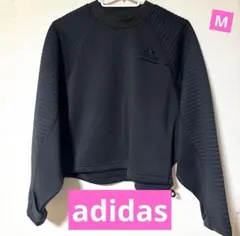 adidas ブラック トレーナー M