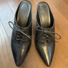 GRACE CONTINENTAL ブラックミュール　サイズ40のサムネイル