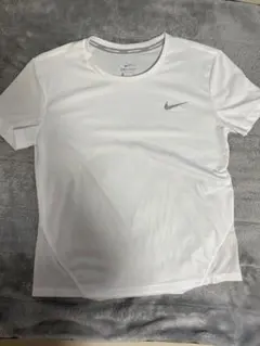 Nike DRI-FIT ホワイト ランニングTシャツ M