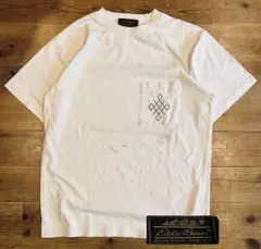Ｔシャツ 古着 80s Eddie Bauer エディーバウアー 白 M ポケT