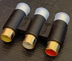 RCA接続アダプター 3端子