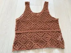 ニットベスト　かぎ針編みのサムネイル