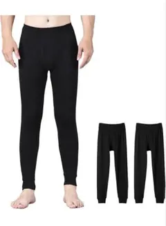 長ズボン下 綿100% 2/4枚組 保温 やわらか肌着 前あき 抗菌 防臭 メー