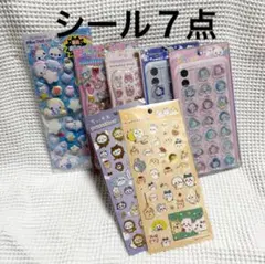 シール７点　ジュエルプチドロップ　おはじき　ちいかわ