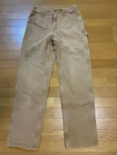 Carhartt ダブルニー ベージュ カーゴパンツ 32 - メルカリ