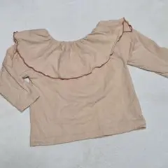 バースデイ、ビックカラー、長袖カットソー、オーガニックコットン