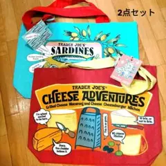 【新品タグ付き】Trader Joe's エコバッグ 2点セット大人気！