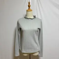 Clice de Paris（クリス・デ・パリス） リブカットソー フリルネックのサムネイル