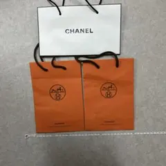 CHANEL HERMES ショップ袋 セット