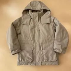 【値下げ】ユニクロ ハイブリッドダウンコート ベージュ Ｍ