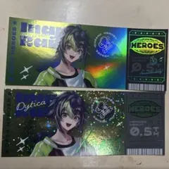 伊波ライ ホログラム風チケット AGF レア ノーマル ハーフアニバーサリー