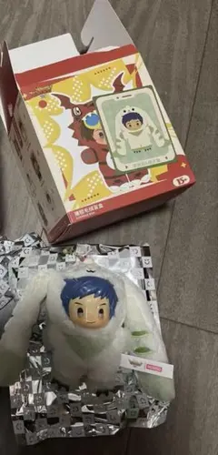 中国限定　デジモンテイマーズ ぬいぐるみ マスコット 李健良＆テリアモン