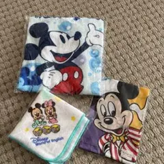 【新品未開封】Disney ミッキーマウス タオル・ハンカチセット