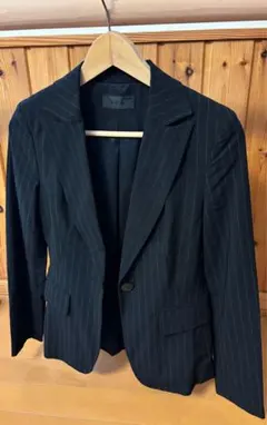 iCB ブラック ストライプ ジャケット　パンツスーツ　上下セット