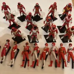スーパー戦隊シリーズ 25戦隊レッドヒーロー大集合 ソフビセット 2001