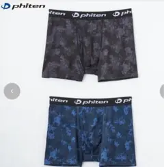 Mサイズ 新品ファイテンPhiten 2枚組ボクサーブリーフ前開きアクアチタン