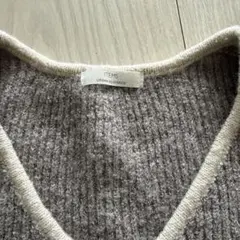 URBAN RESEARCH Vネックセーター グレー系 Free