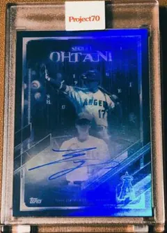 大谷 翔平 直筆 サインカード Topps Project 70 2025年最新】大谷翔平プロジェクト70の人気アイテム - メルカリ
