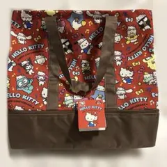 ハローキティ 保冷ポケット付き 2段トートバッグ