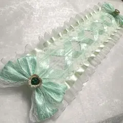 ヘッドドレス♡ミントグリーン♡ロリータ♡アイドル♡コンカフェ