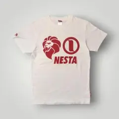 NESTA Tシャツ ライオンロゴ プリントTシャツ ホワイト 半袖 ストリートのサムネイル