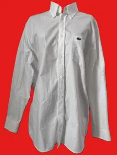 Lacoste ラコステ ワンポイント 長袖シャツ LL 綿100％