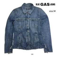 ガス　GAS JEANS ブルーデニムジャケット Gジャン　Mサイズ i28のサムネイル