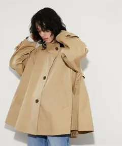 【ADAM ET ROPÉ FEMME】フレアーミドルトレンチコート