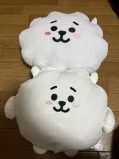 BTS BT21 RJ 公式 日本限定パステルカラーふわふわビッククッション